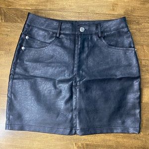 Princess Polly Leather Skirt